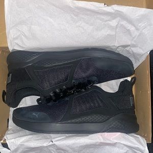 NWT Puma Anzarun Lace Up  Mens Black Sneakers Casual Shoes 371131-01